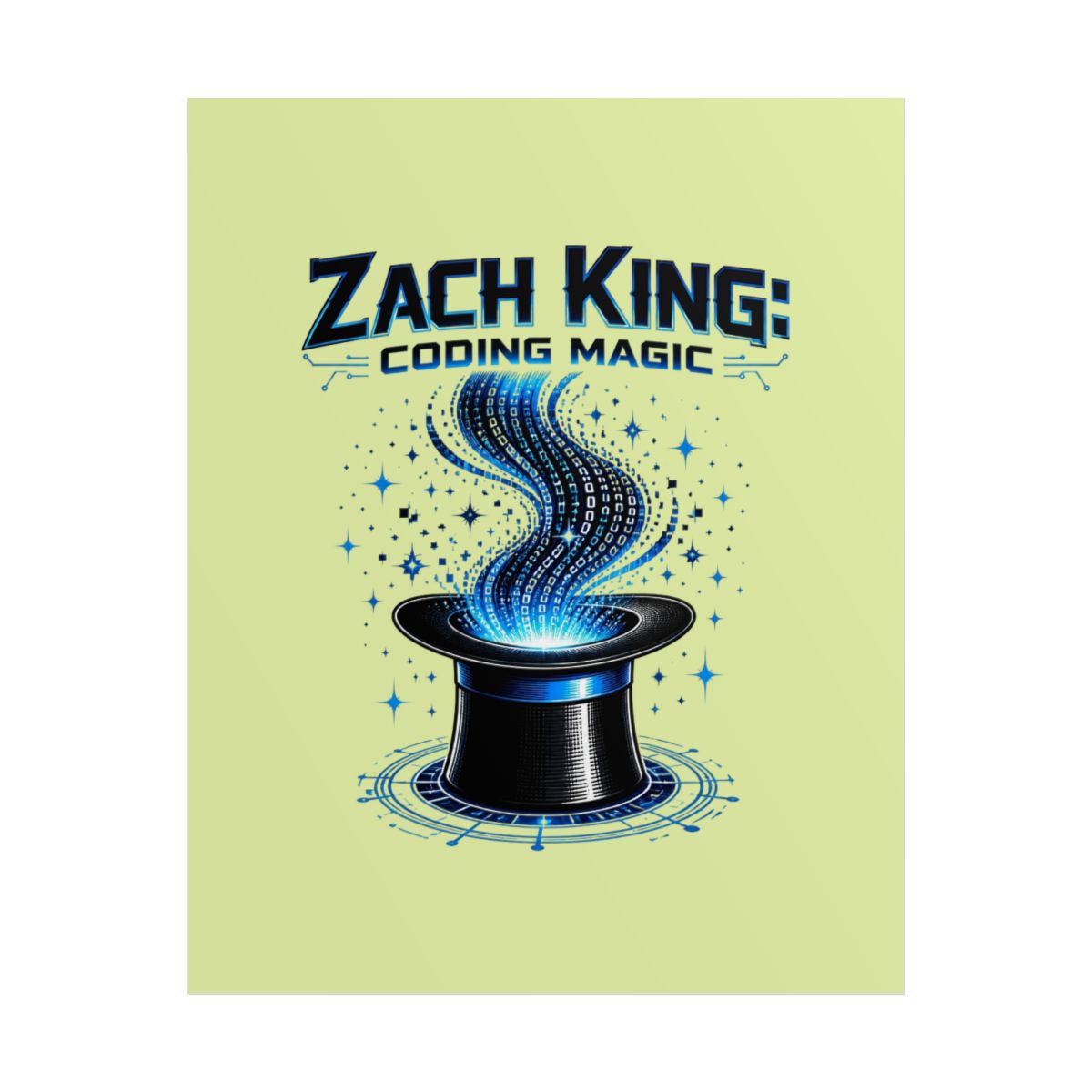 Zach King "Zach King: Coding Magic" Poster - Official Posters & Wall Art merchandise