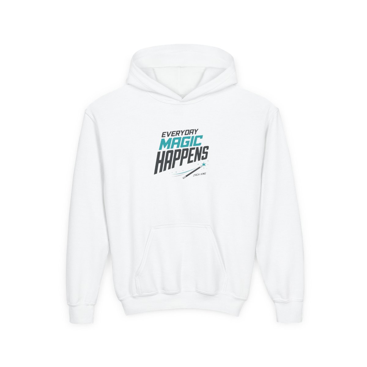 Zach King "Everyday Magic Happens" Kids Hoodie - Zach King official Hoodies merch