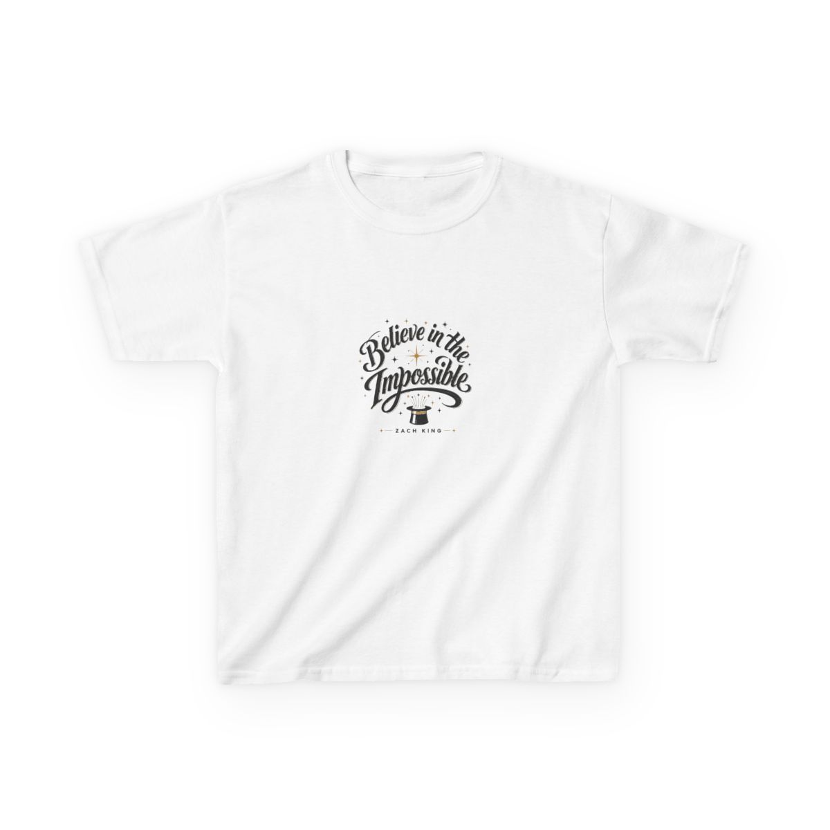 Zach King "Believe in the Impossible" Unisex Kids Tee - Zach King official T-Shirts merch